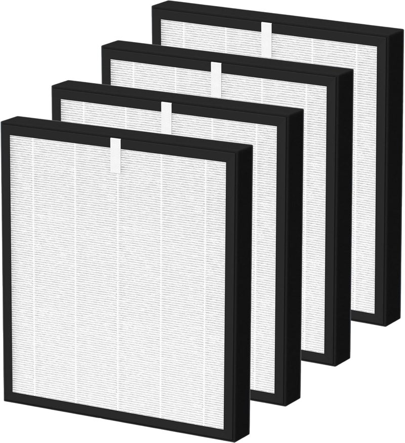 Sinnya TZ-K2 True HEPA Replacement Filter Compatible with ToLife TZ-K2, 3-in-1 H13 Activated Carbon TZ-K2-A Filter, 4 Pack - Image 1
